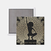 Black Girls Rock! Magnet (Vorderseite/Rückseite)