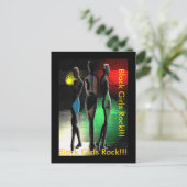 Black Girls Rock! Postkarte (Stehend Vorderseite)