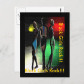 Black Girls Rock! Postkarte (Vorne/Hinten)