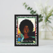 Black Girls Rock! Postkarte (Stehend Vorderseite)