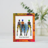 Black Girls Rock! Postkarte (Stehend Vorderseite)