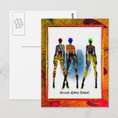 Black Girls Rock! Postkarte (Vorne/Hinten)