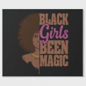 Black Girls waren Magic African Queen Geschenke Geschenkpapier (Flach)