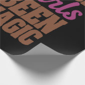 Black Girls waren Magic African Queen Geschenke Geschenkpapier (Ecke)