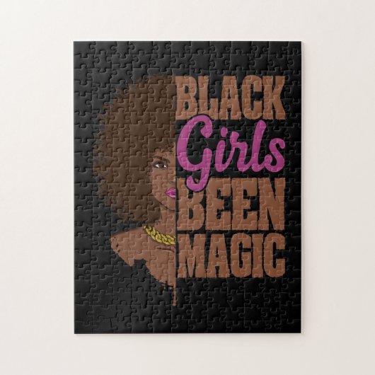 Black Girls waren Magic African Queen Geschenke Puzzle (Vertikal)