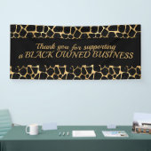 Black Glam Vielen Dank für Unterstützung für Black Banner (Messe)