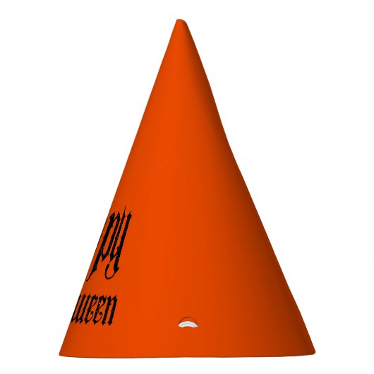 Black Glitter Happy Halloween Partyhütchen (Rechts)