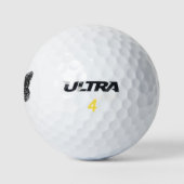 Black Glitzer Butterfly Golfball (Logo)