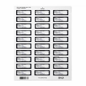 Black Glitzer Diamond Hörmarke Labels (Vorne)