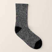 Black Glitzer Glam Sparkle Socken (Links - Innen)