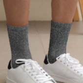 Black Glitzer Glam Sparkle Socken