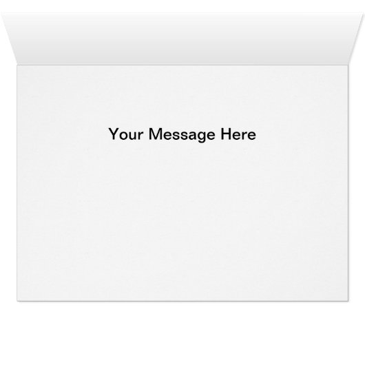 Black Glitzer Gold Unfinity Danke Karte (Innenansicht Horizontal (Unten))