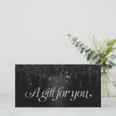 Black Glitzer Tropfens Salon & Wellness-Center Ges (Stehend Vorderseite)