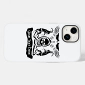 Black Goat Corrupt Trinity Wappen Case-Mate iPhone Hülle (Rückseite (Horizontal))