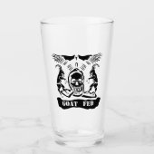 Black Goat Corrupt Trinity Wappen Glas (Vorderseite)