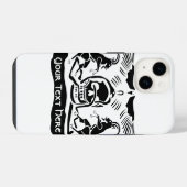 Black Goat Corrupt Trinity Wappen iPhone Hülle (Rückseite (Horizontal))