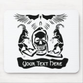 Black Goat Corrupt Trinity Wappen Mousepad (Vorne)
