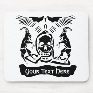 Black Goat Corrupt Trinity Wappen Mousepad