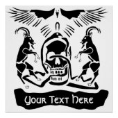 Black Goat Corrupt Trinity Wappen Poster (Vorderseite)