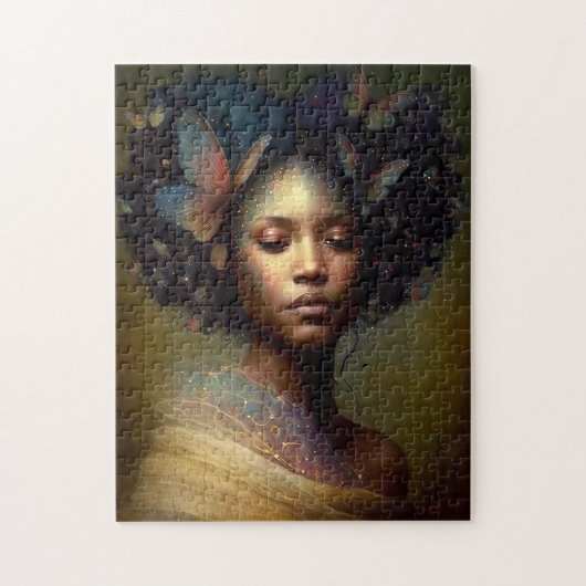 Black Goddess Fantasy Art Puzzle (Vertikal)