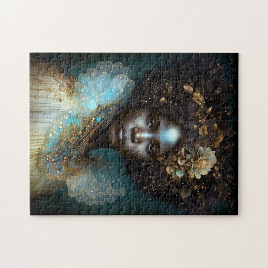 Black Goddess Fantasy Art Puzzle (Horizontal)