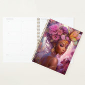 Black Goddess Pink Lila Fantasy Art Planer (Anzeige)