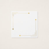 Black Gold 1920er Hochzeit Save the Dates 100 Pack (Rückseite)