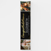 Black Gold 2025 Abschluss 2 Foto Banner (Vertikal)