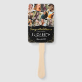 Black Gold 2025 Abschluss Foto Fächer (Vorderseite)