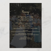 Black Gold 2 Foto Overlay Hochzeitreise Programm (Rückseite)