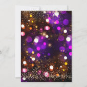 Black Gold 30. Geburtstag Einladung (Rückseite)