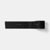 Black Gold 3"-Logo für Monogram-Skripte Satinband (Vorderseite)