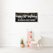Black Gold 50. Geburtstag Banner (Insitu)