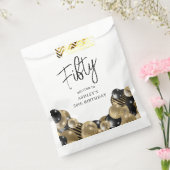 Black Gold 50. Geburtstag Geschenktütchen (Versiegelt)