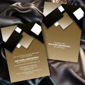 Black Gold 55. Cocktail Geburtstagsparty Einladung