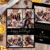 Black Gold 5 Foto Happy Holidays Weihnachten