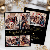 Black Gold 5 Foto Happy Holidays Weihnachten