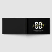 Black Gold 60. Geburtstag Gästebuch (Voll)