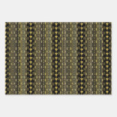 Black Gold 60 und Sassy Birthday Elegant  Geschenkpapier Set (Vorderseite 2)