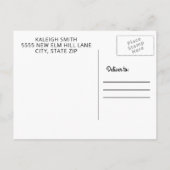 Black Gold Abschluss Trunk Party Einladungspostkarte (Rückseite)