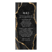 Black & Gold Achat-Programm Werbekarte (Vorne)