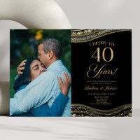 Black Gold Agate 40-jähriges Party zum Hochzeitsta