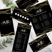 Black Gold Agate Beauty Salon Geschenkgutschein