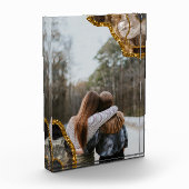 Black Gold Agate Geode Glitzer BESTE FREUNDIN Fami Fotoblock (Links)