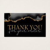 Black Gold Age danke Ihnen Discount Card (Vorderseite)