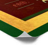 Black & Gold Art Deco Berlin Poster (Ecke)