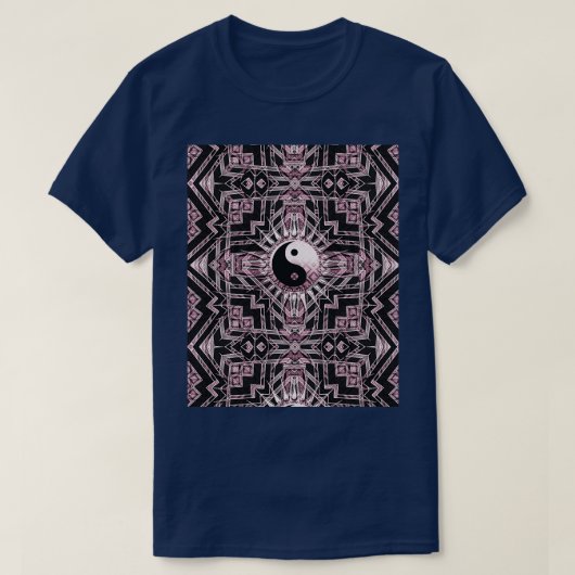 Black Gold Art Deco New Age Fusion v2 Graphic T-Shirt (Design vorne)