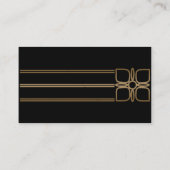 Black Gold Art Deco Pfau Hochzeit Platzkarten (Rückseite)