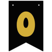 Black & Gold Banner "Glückwünsche" (Zweite Fahne)