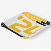 Black & Gold Bars Class of '24 Graduate Pappteller (Gewinkelt)